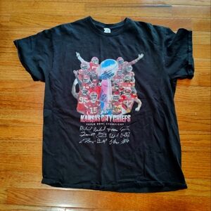 KC Kansas City Chiefs Shirt Size Large Tee Short Sleeve EUC